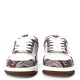 CHRISTIAN DIOR Smooth Calfskin Oblique Paisley Mens B27 Low Top Sneakers 43 Coffee White